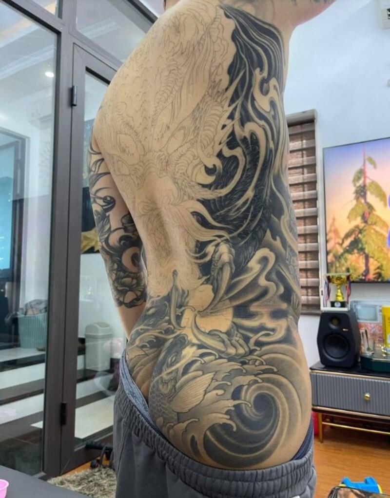 Hình xăm băng đảng yakuza cho nam