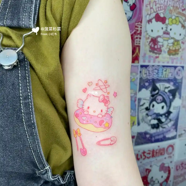 ảnh hình xăm hello kitty cute