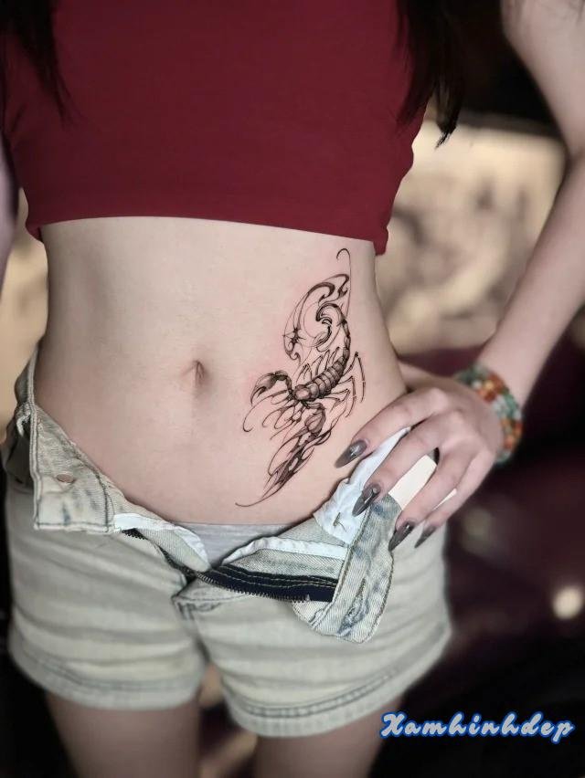 hình xăm bọ cạp đẹp.