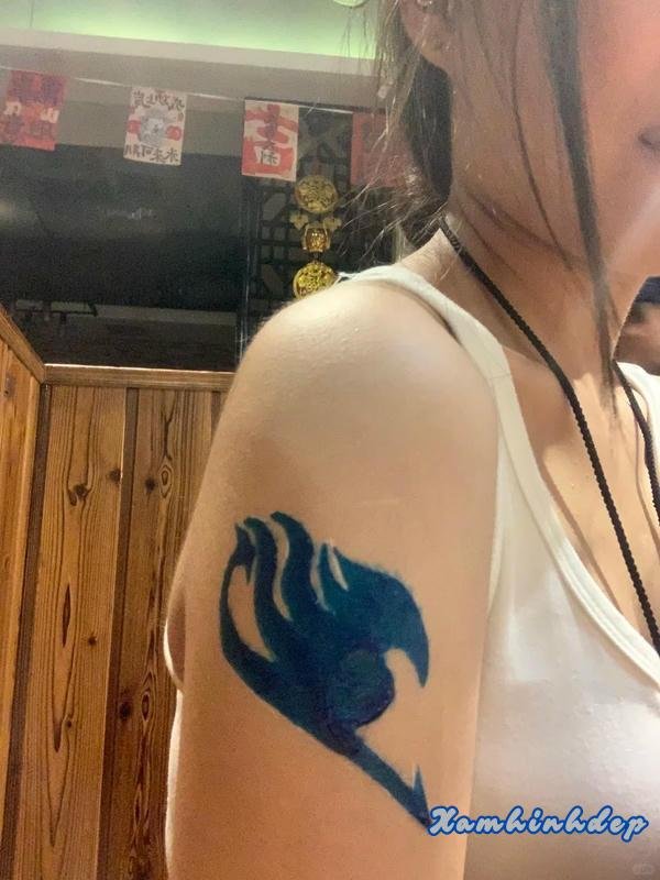 hình xăm fairy tail sắc nét.