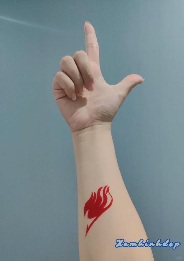 hình xăm fairy tail thu hút.