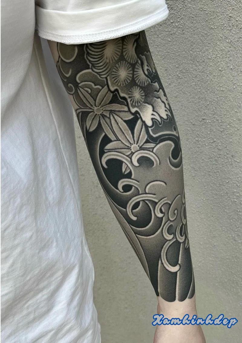 hình xăm full tay nam ngầu