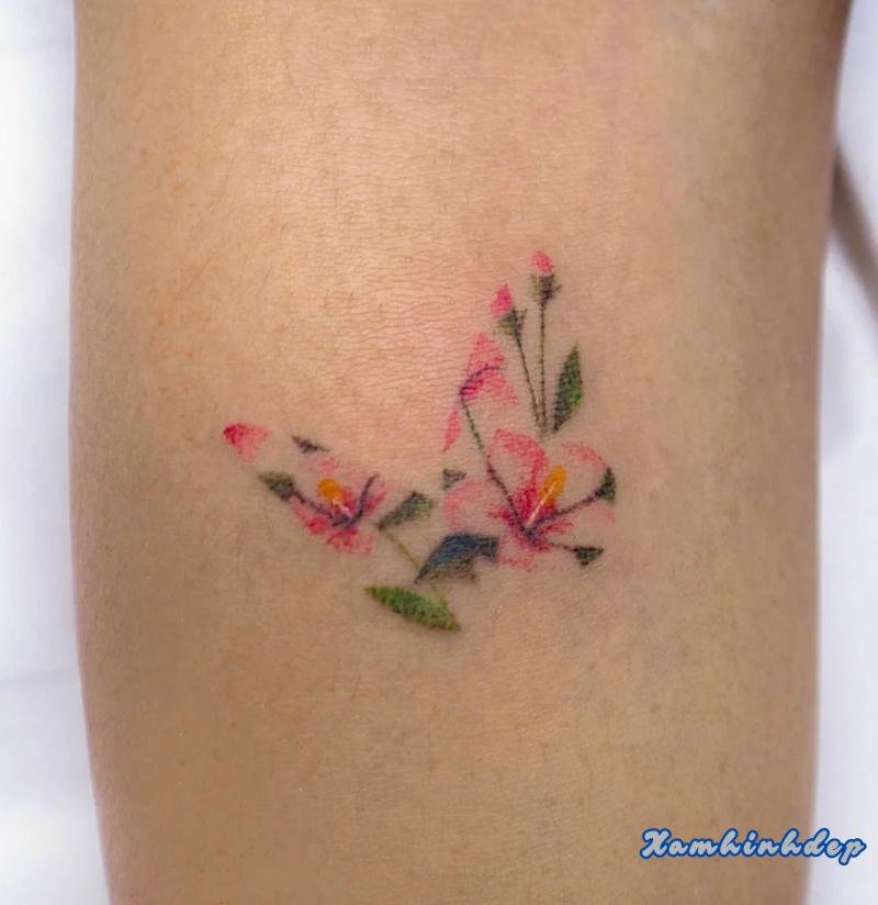 hình xăm mini nữ dễ thương.