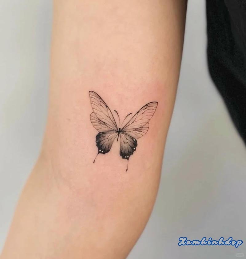 hình xăm mini nữ tinh xảo.