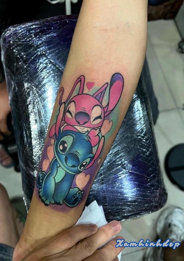 mẫu hình xăm hoạt hình.