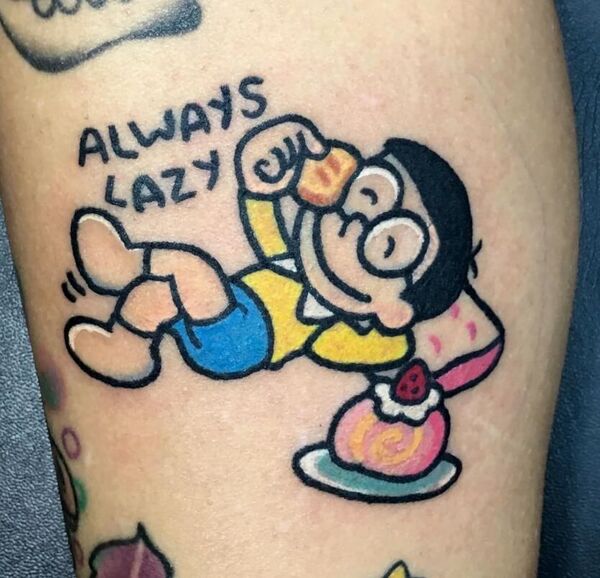 tattoos hình xăm nobita ngầu