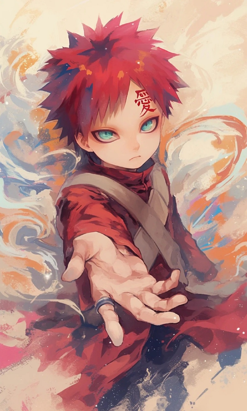 ảnh gaara chibi