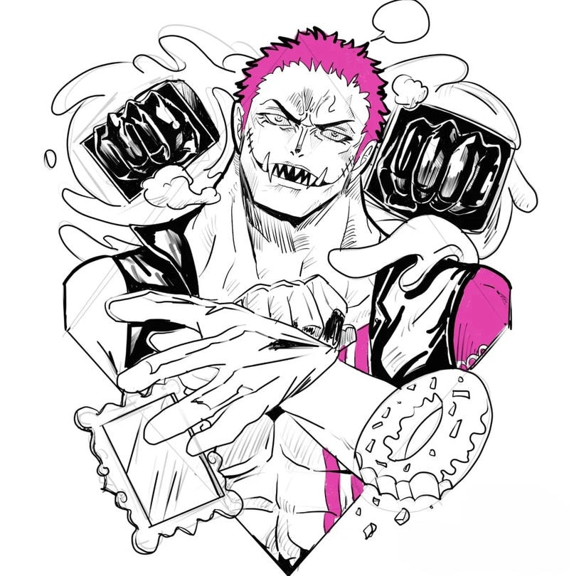 ảnh katakuri vẽ tay