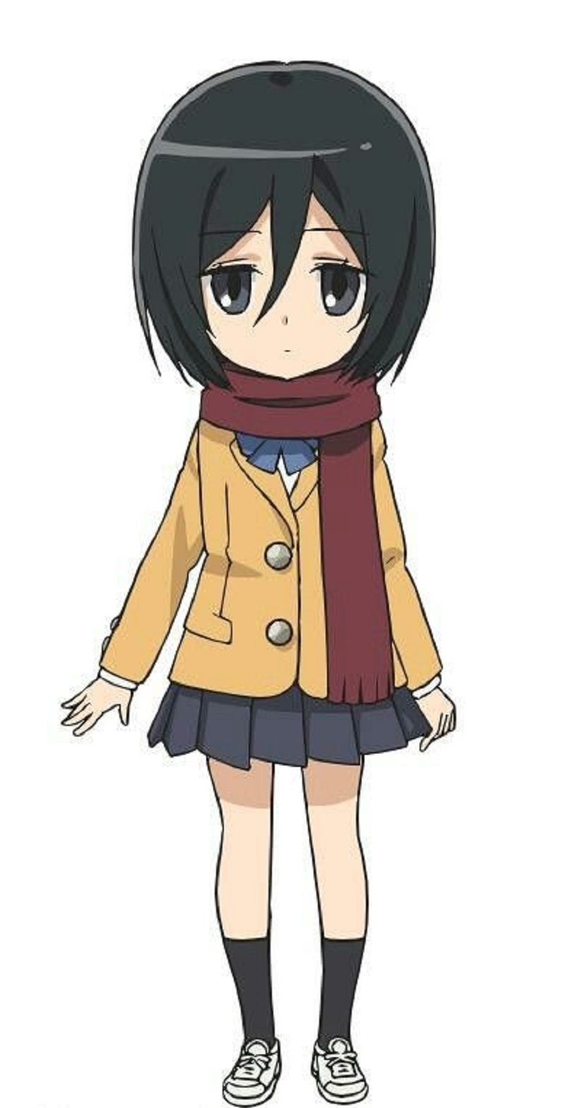 ảnh mikasa chibi cute