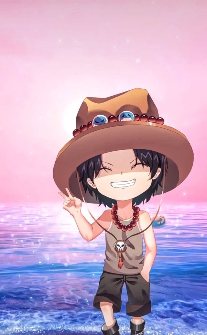 ảnh nền ace chibi