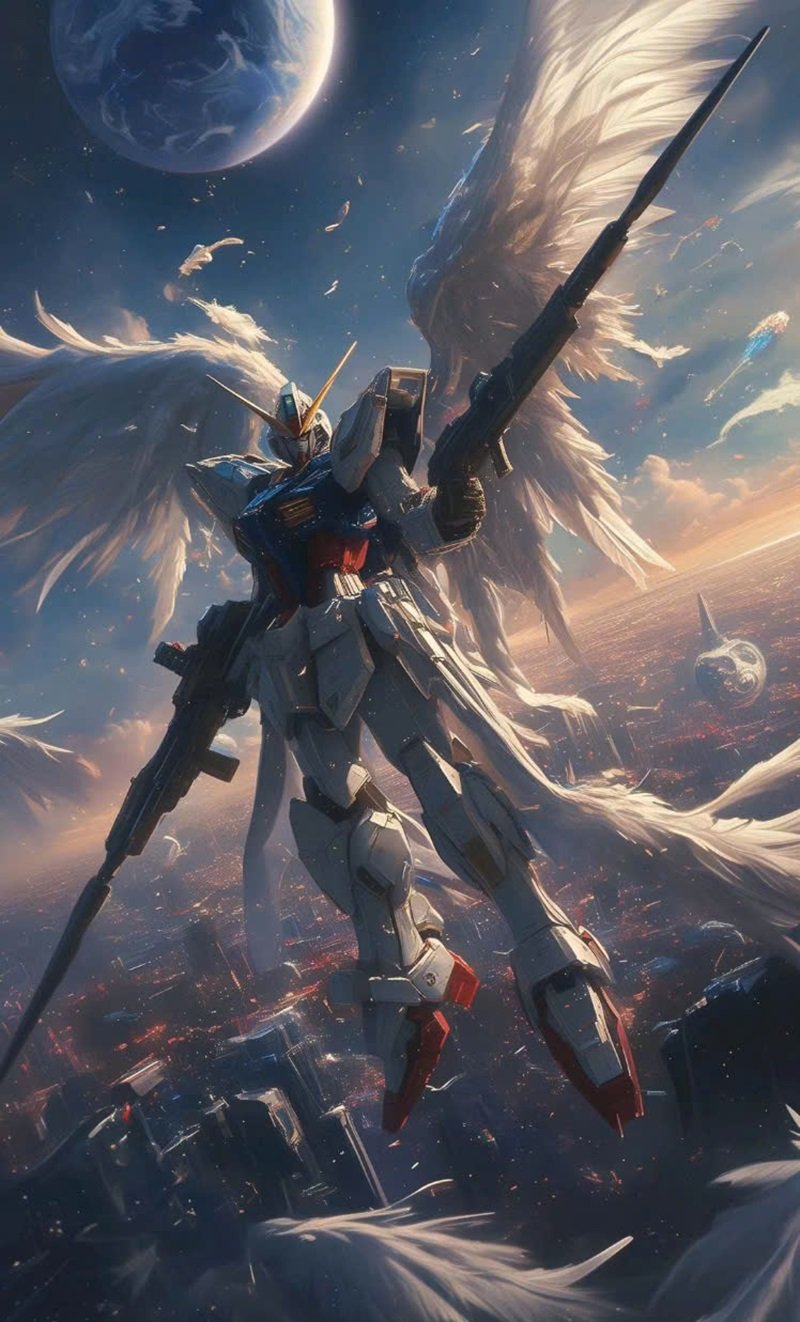 ảnh nền gundam 4k