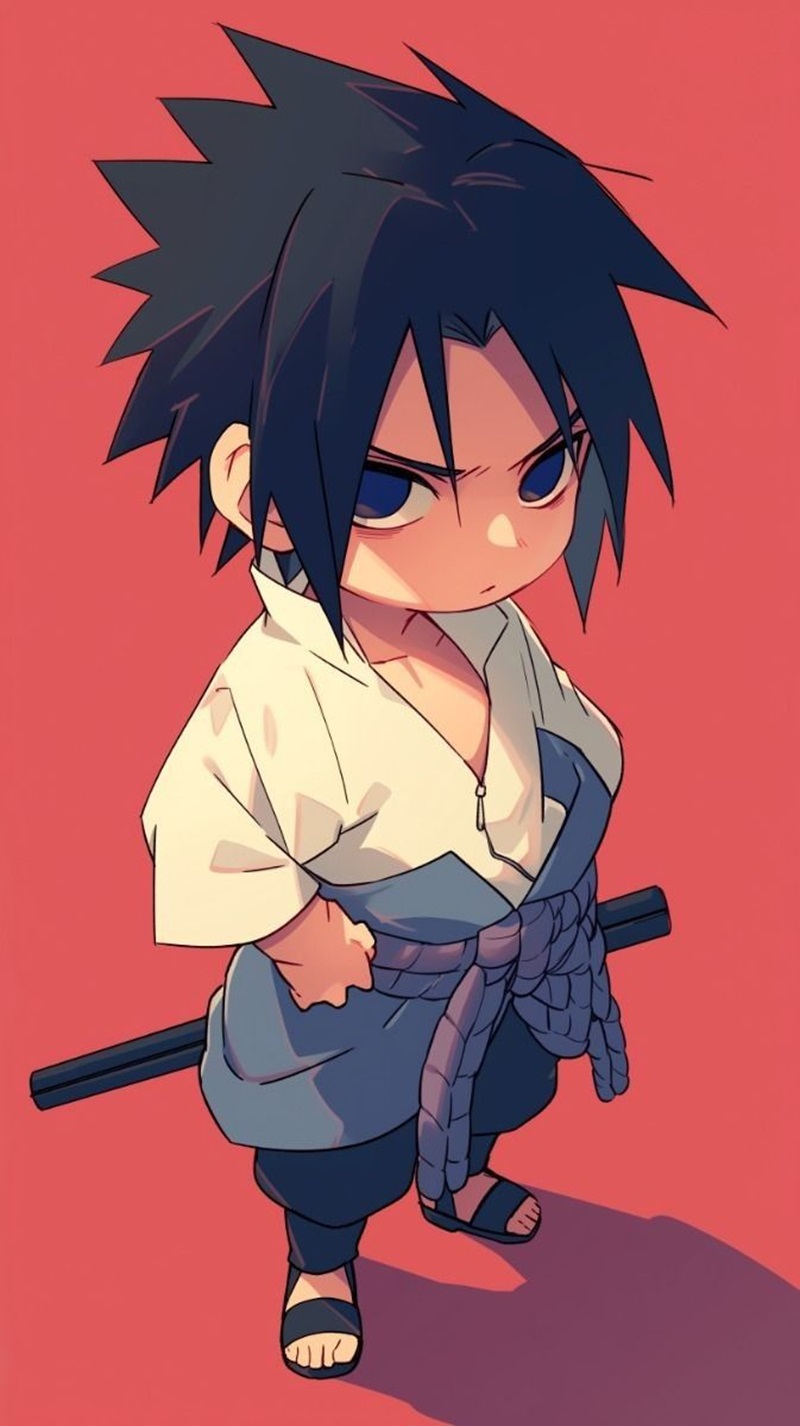 ảnh nền sasuke chibi