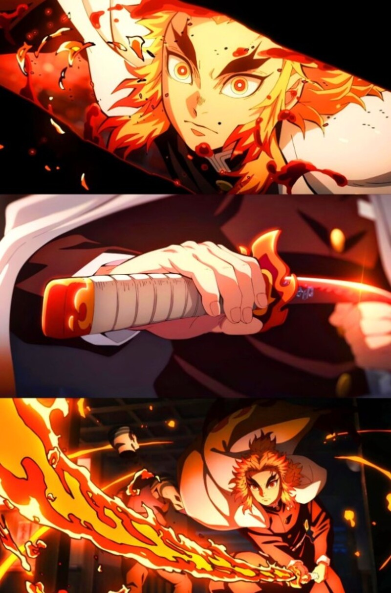 ảnh rengoku sắc nét