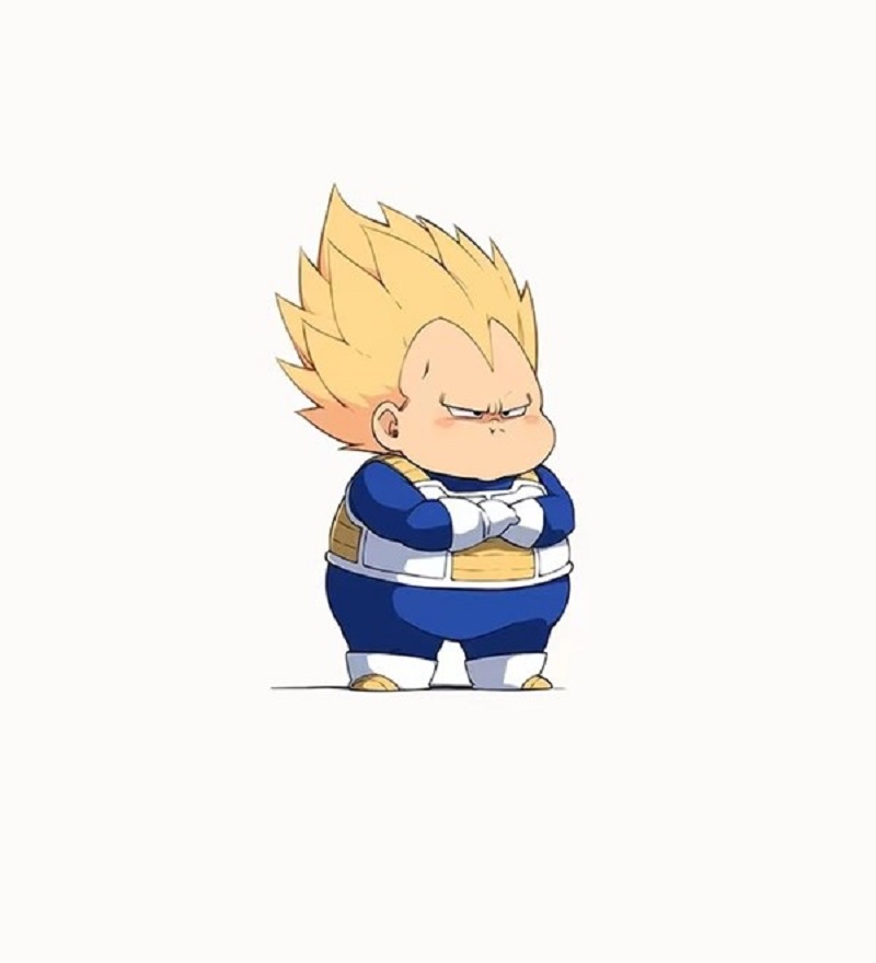 ảnh vegeta đáng yêu