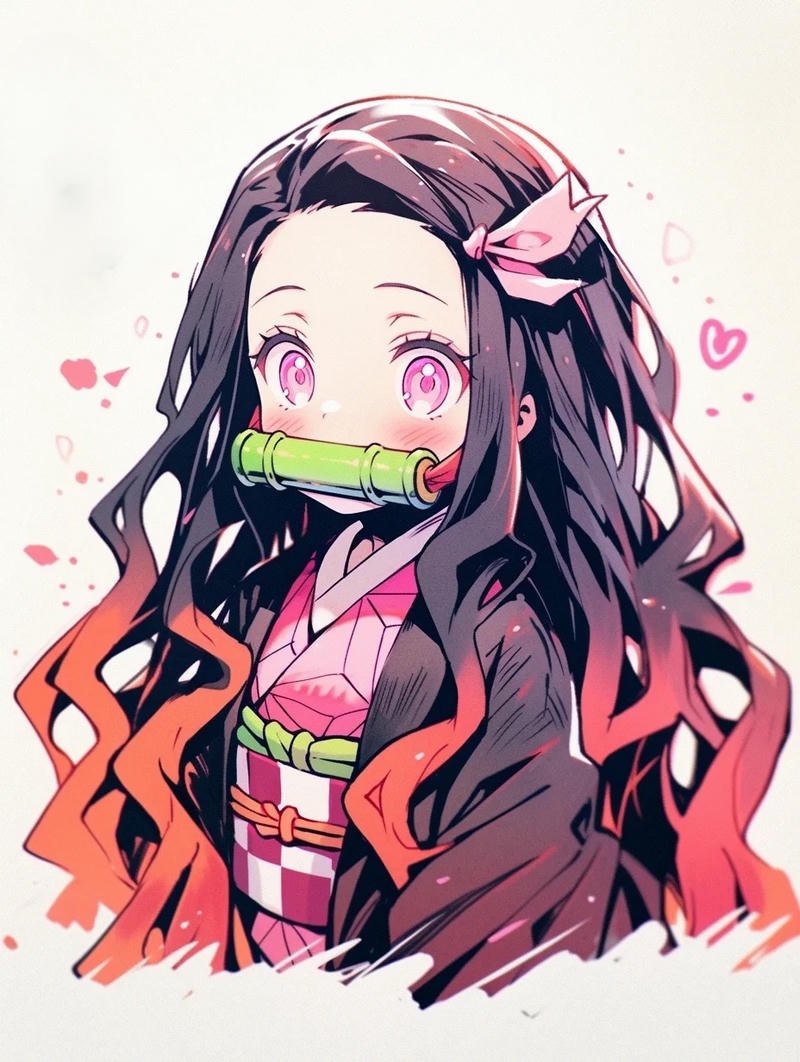 anime nezuko chibi cute