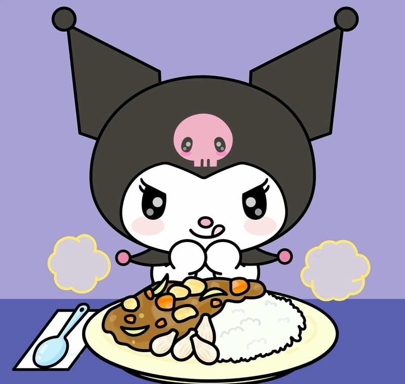 avatar màu tím cute