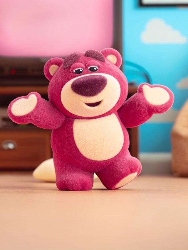 hình nền gấu dâu cute 3d