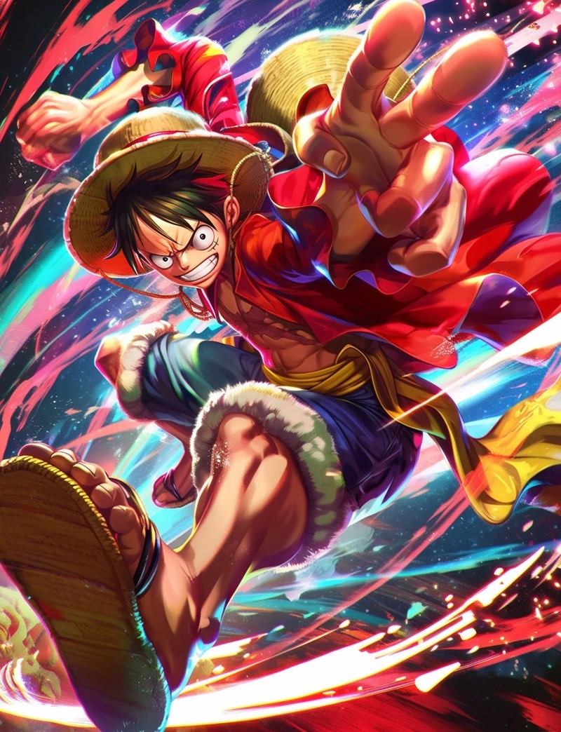 hình ảnh luffy cực ngầu 3d