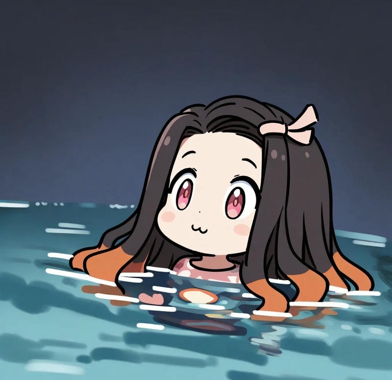 hình ảnh nezuko chibi