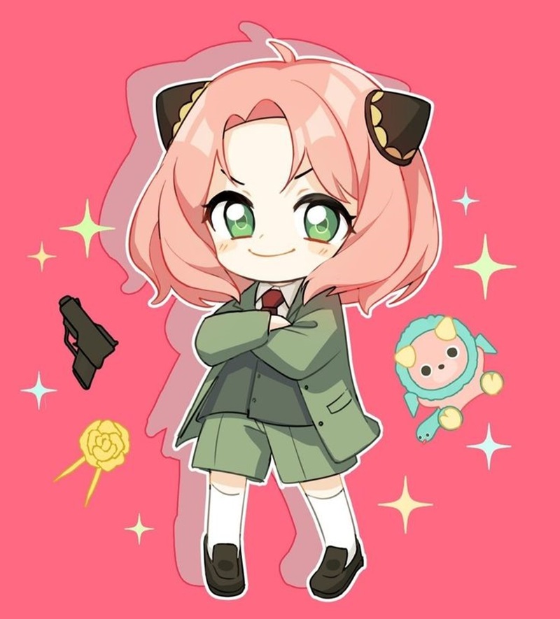 hình anya chibi