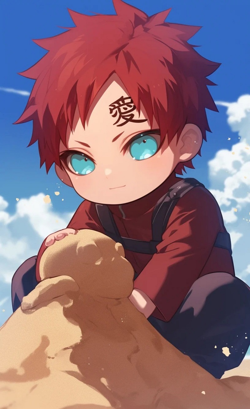 hình nền gaara chibi cute