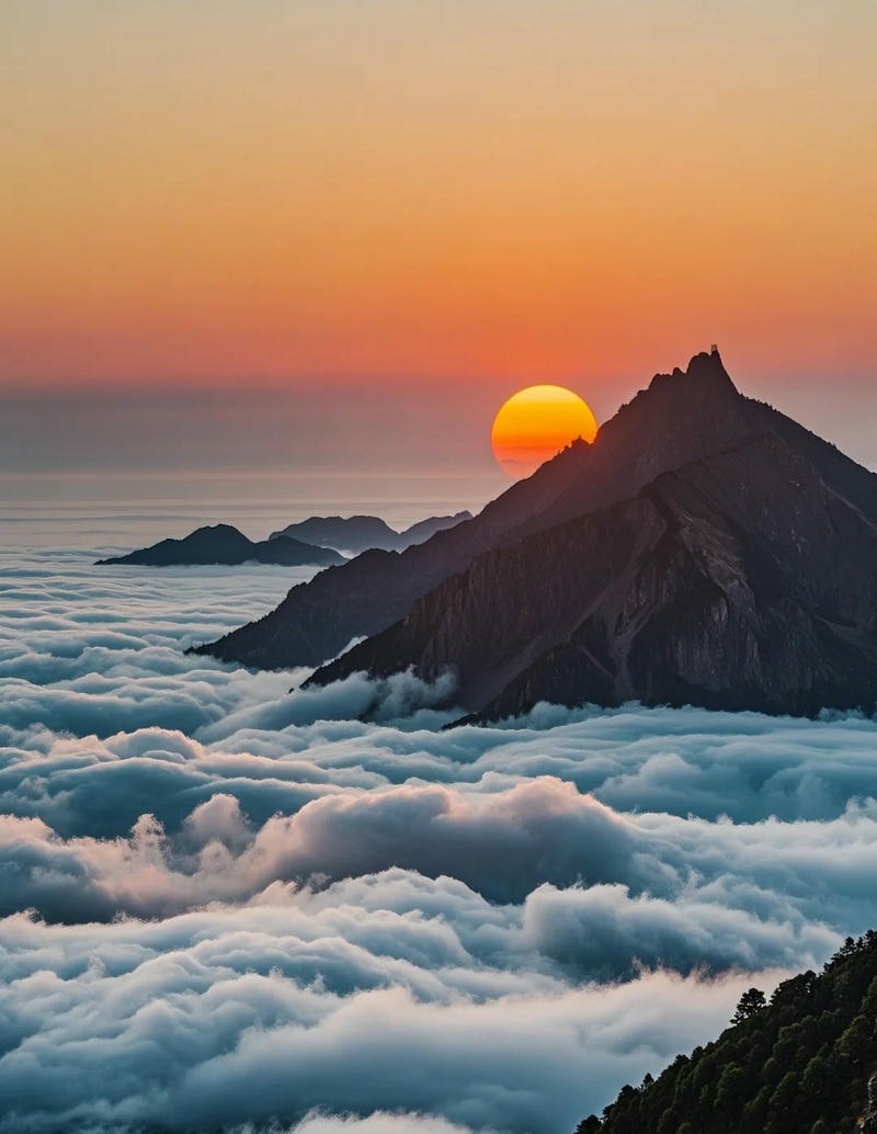 hình nền hoàng hôn 4k