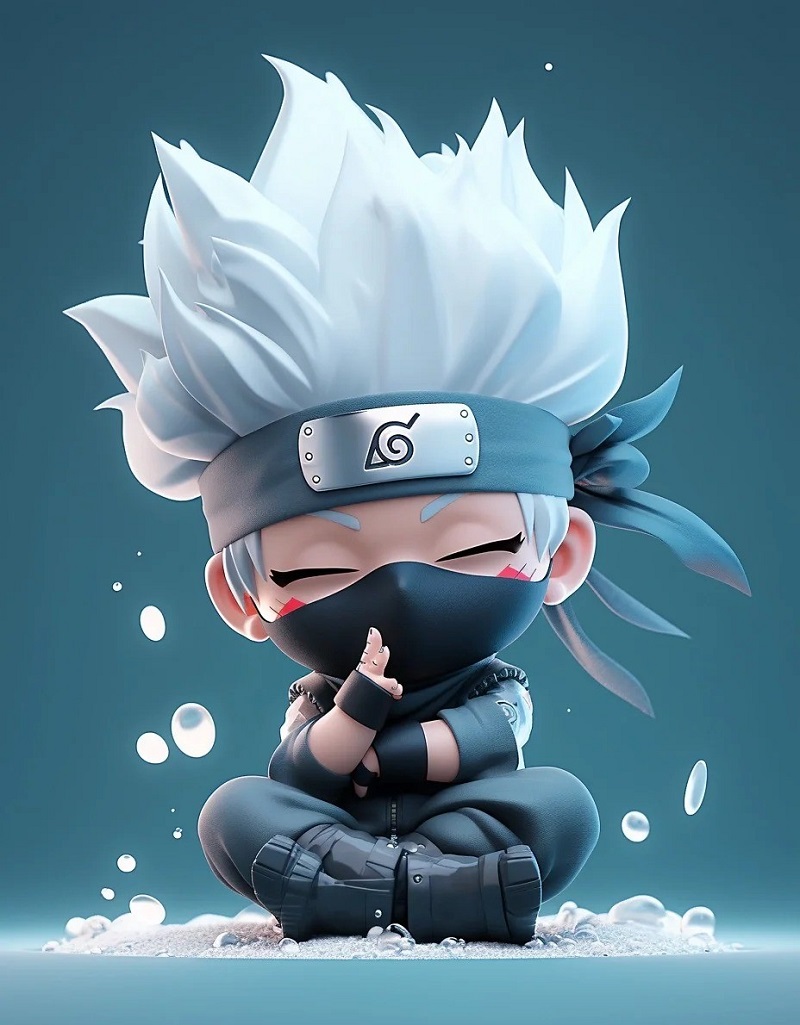 hình nền kakashi chibi đáng yêu