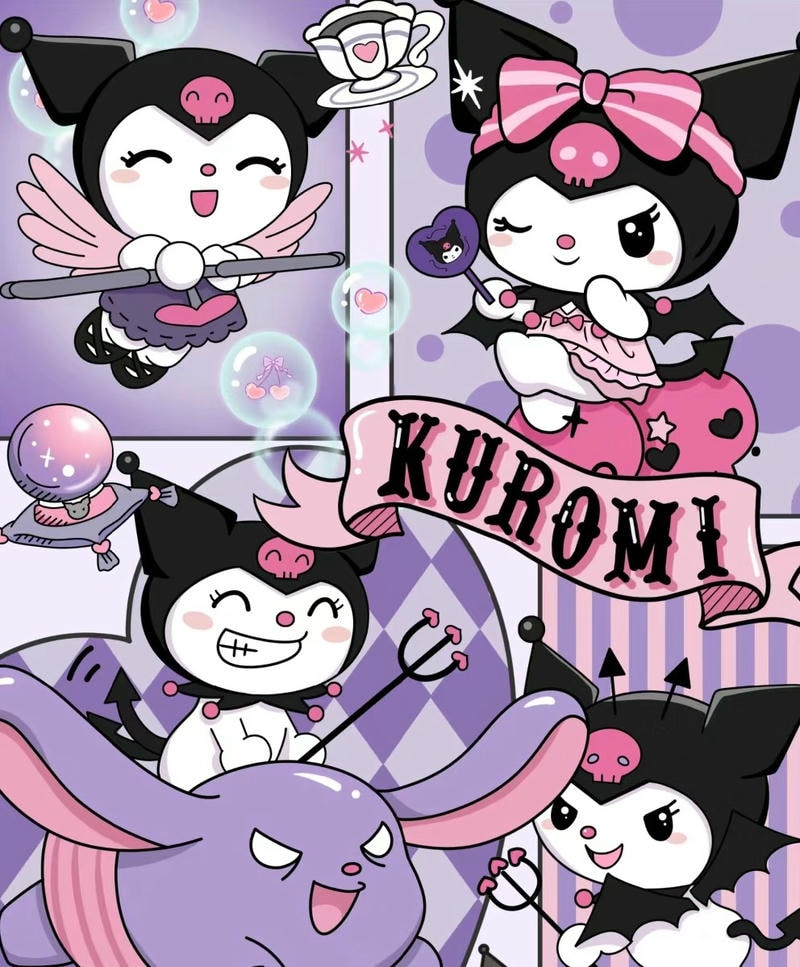 hình nền kuromi cute