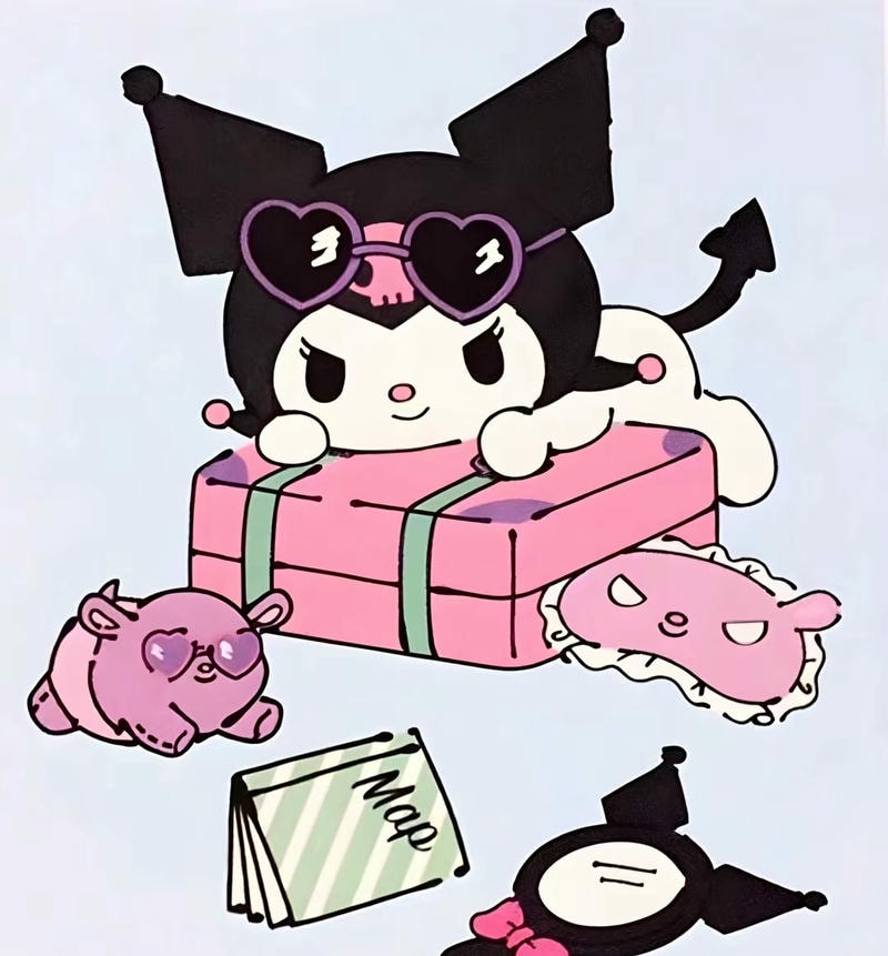 hình nền kuromi và melody