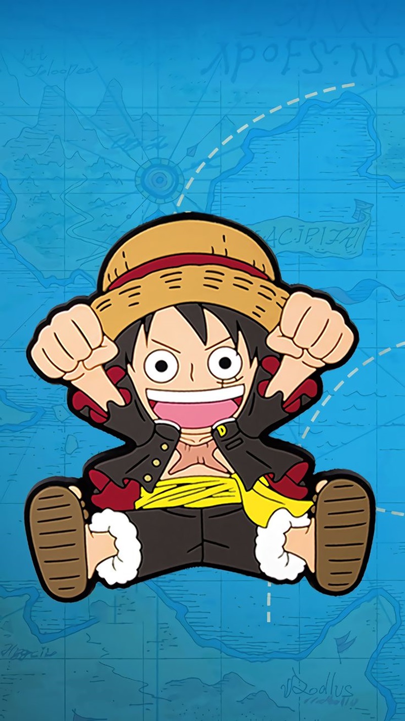 hình nền luffy chibi cute