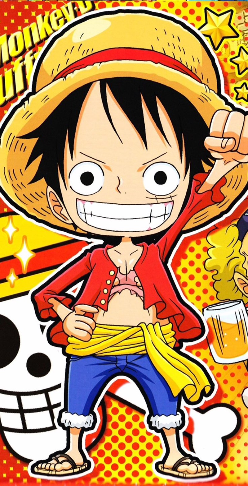 hình nền luffy chibi