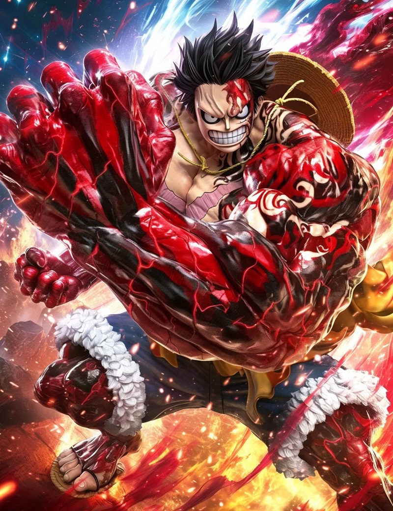 hình nền luffy gear 4