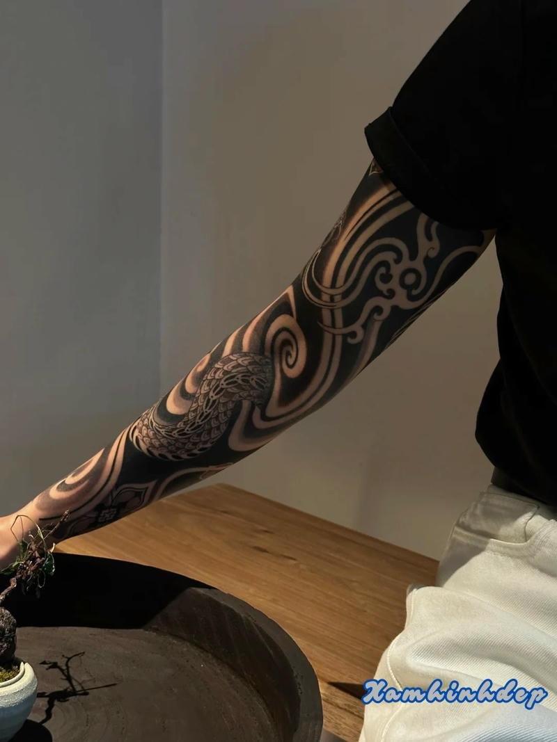 hình xăm bắp tay đẹp.