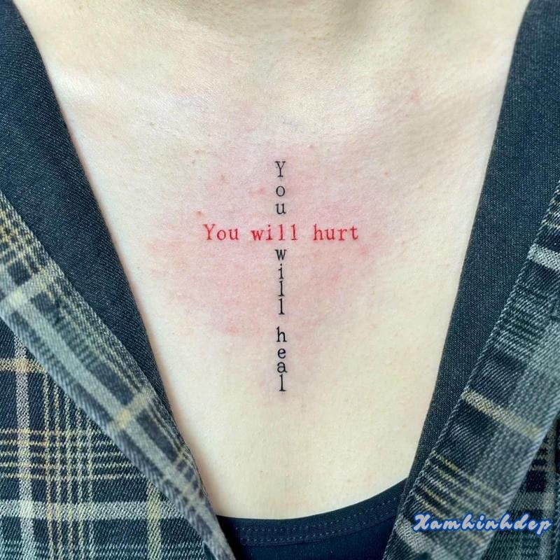 hình xăm chữ chất