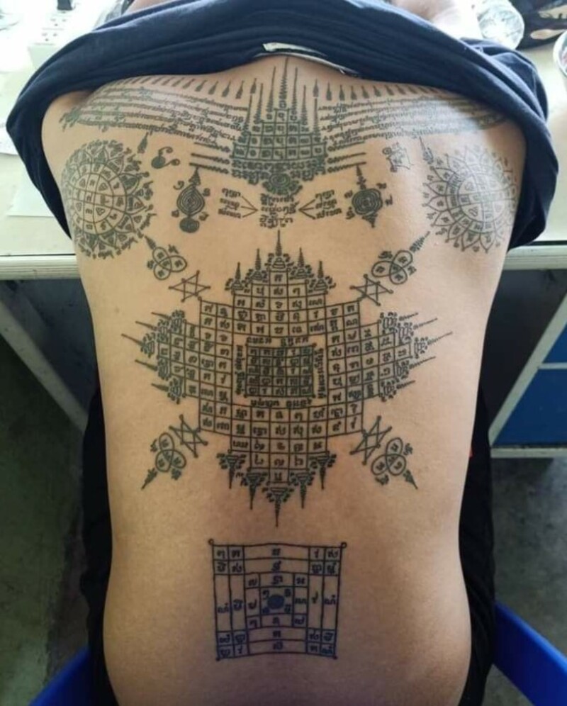 hình xăm chữ khmer đẹp cho nam