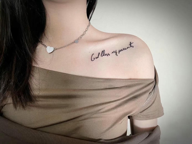 hình xăm chữ mang ý nghĩa may mắn