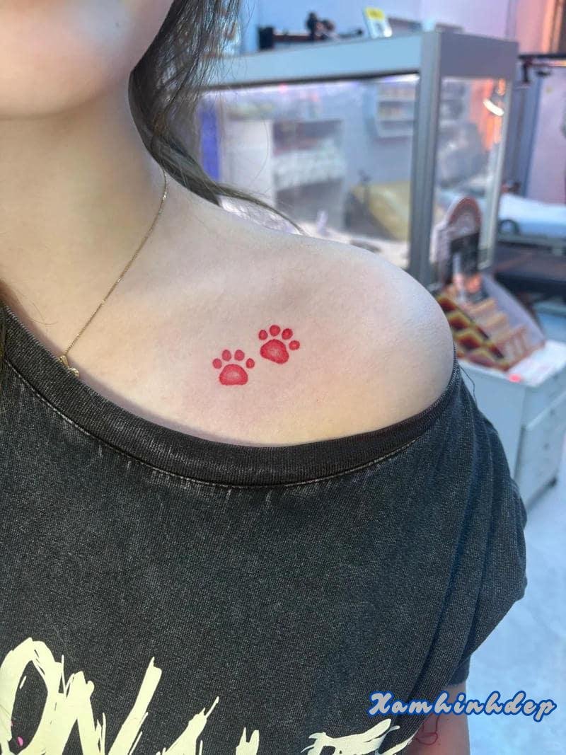 hình xăm con mèo đẹp.