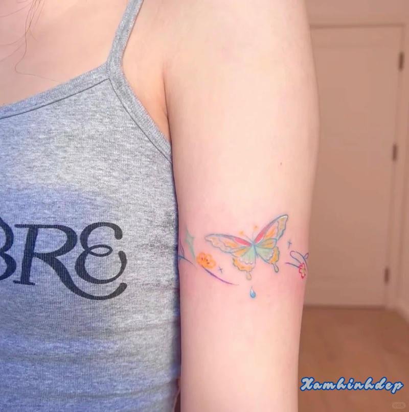 hình xăm cute cho nữ kiểu dáng tinh tế.