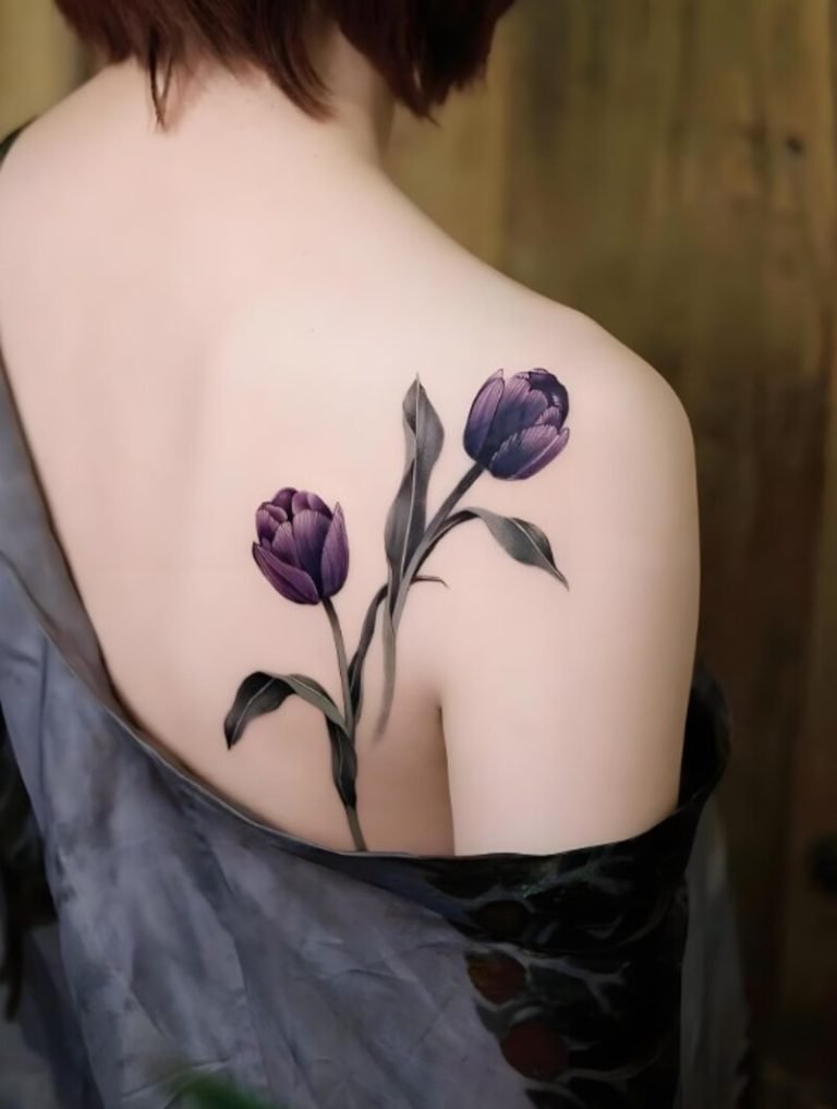 Tổng hợp 185+ Hình xăm hoa tulip tinh tế, hiền hoà