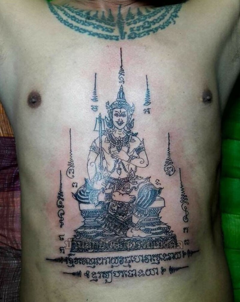 hinh xam khmer tattoo cho nam