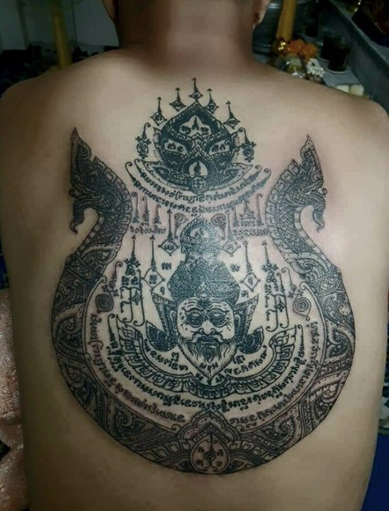 hình xăm khmer thái đẹp cho nam