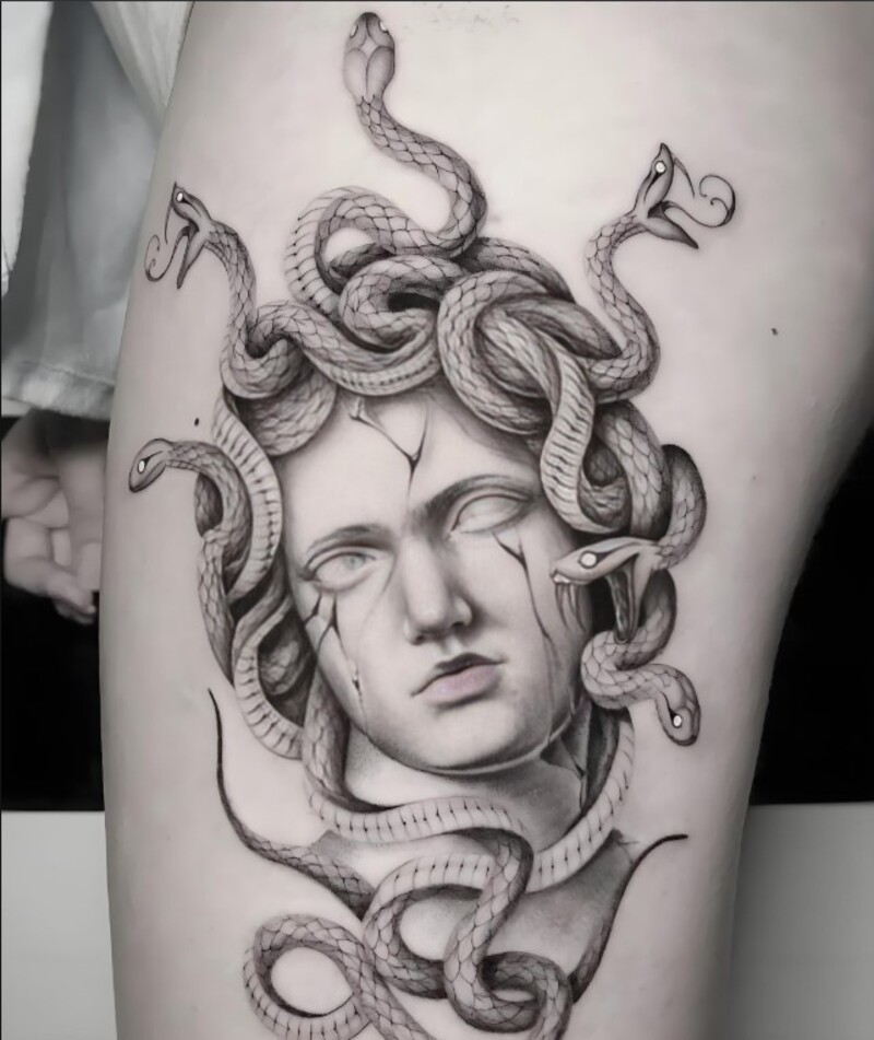 hình xăm medusa đẹp nhất cho nữ