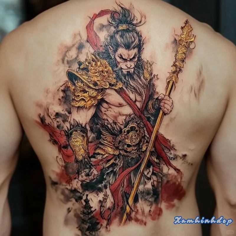 hình xăm ngộ không đẹp.