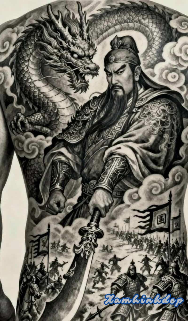 hình xăm quan công thu hút.