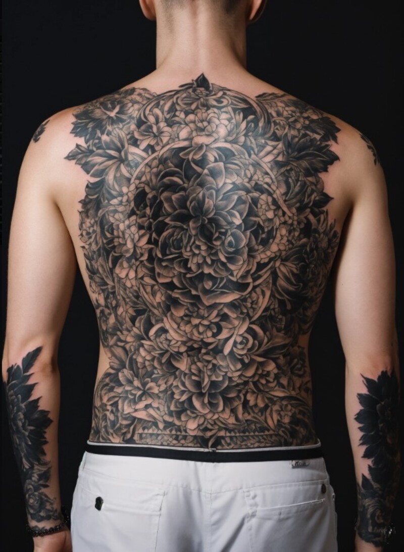 hoa văn hình xăm cho nam