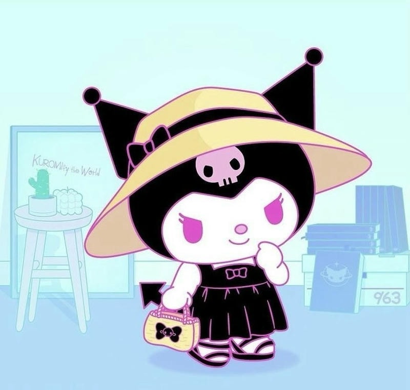 kuromi anime girl cute