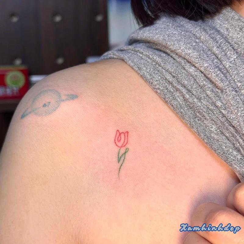 mẫu hình xăm 1 nét.