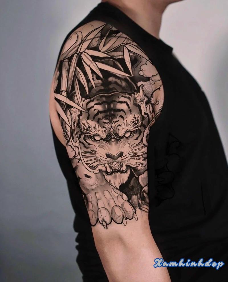 mẫu hình xăm bắp tay.