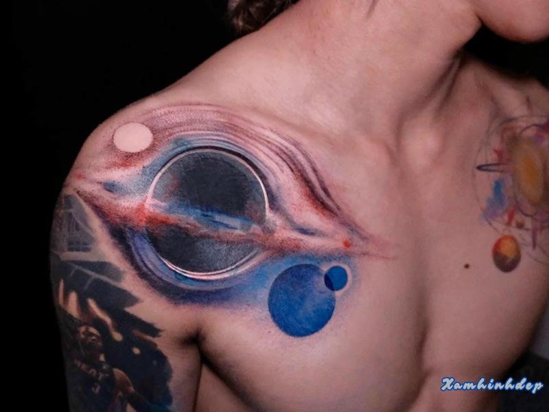 mẫu hình xăm ngực nam.