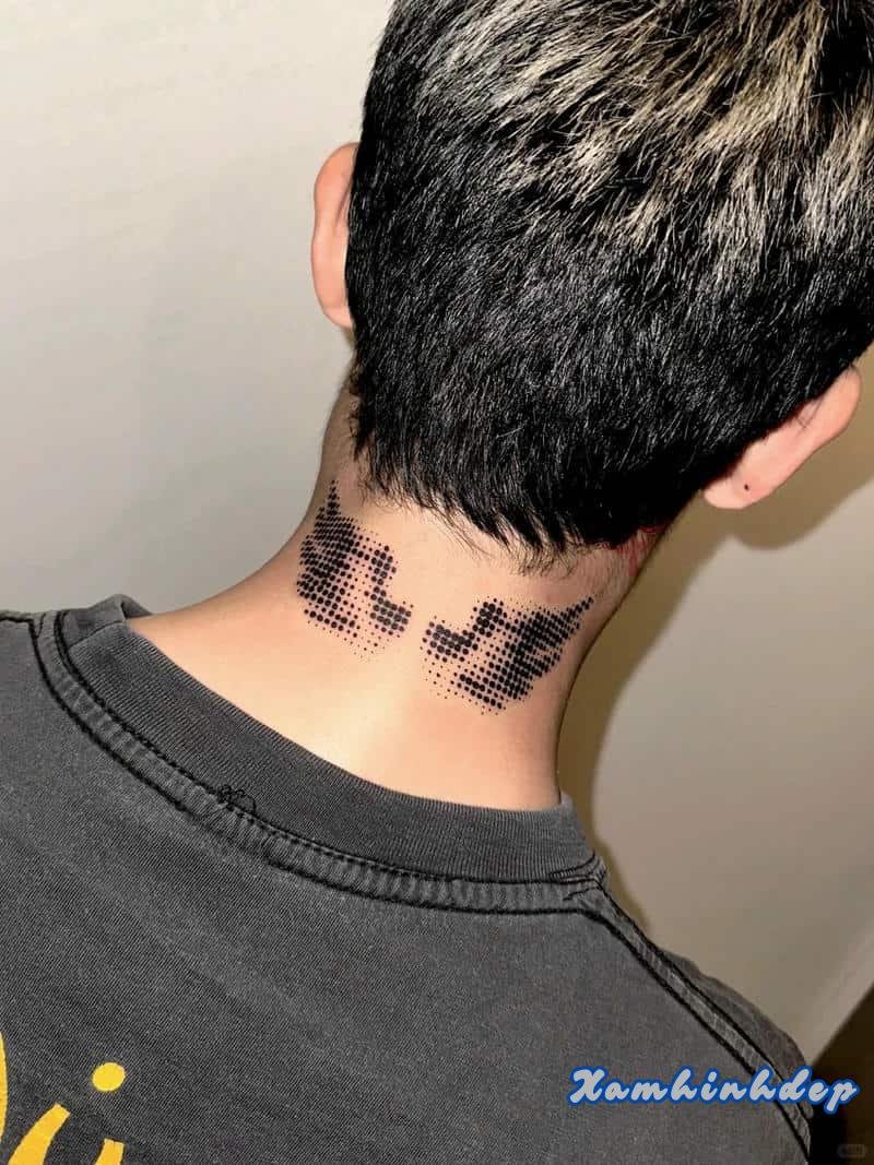 mẫu hình xăm sau gáy.